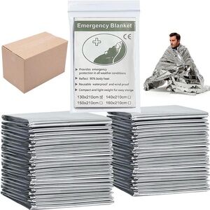 Emergency Foil Blanket 20 82x52